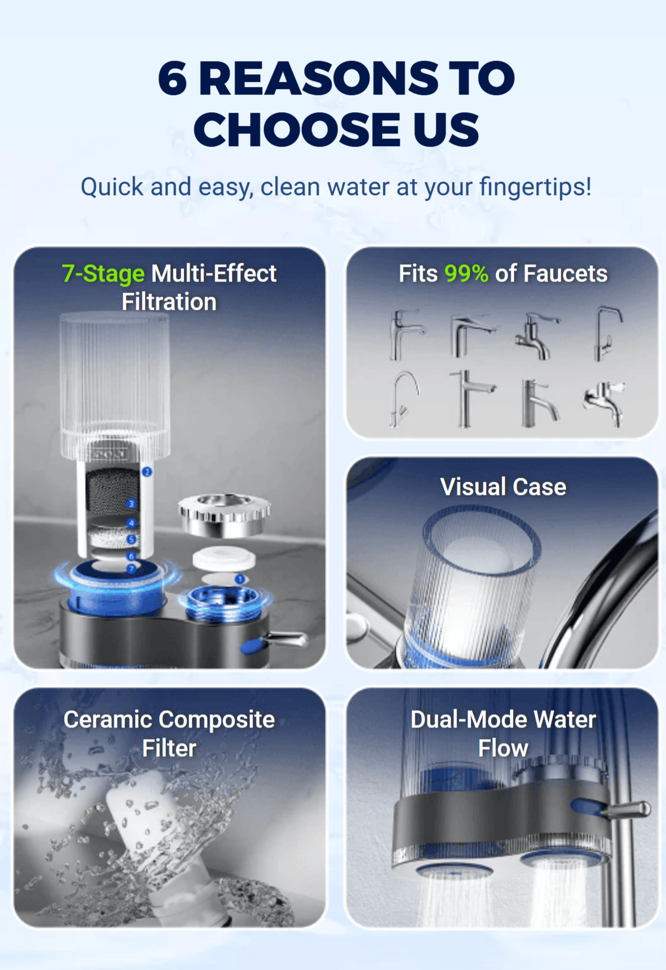 Removal Of Harmful Substances Faucet