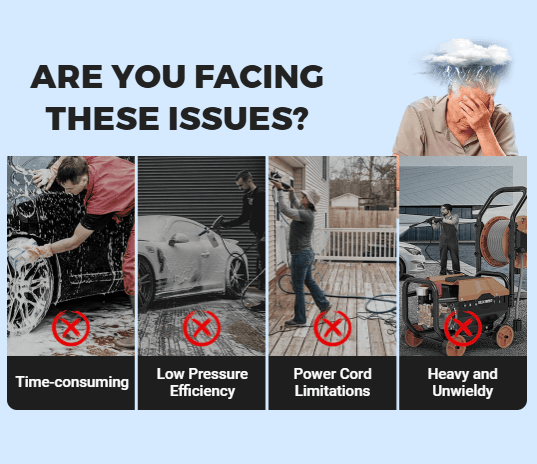 Cordless Portable High Pressure Spray Water Gun