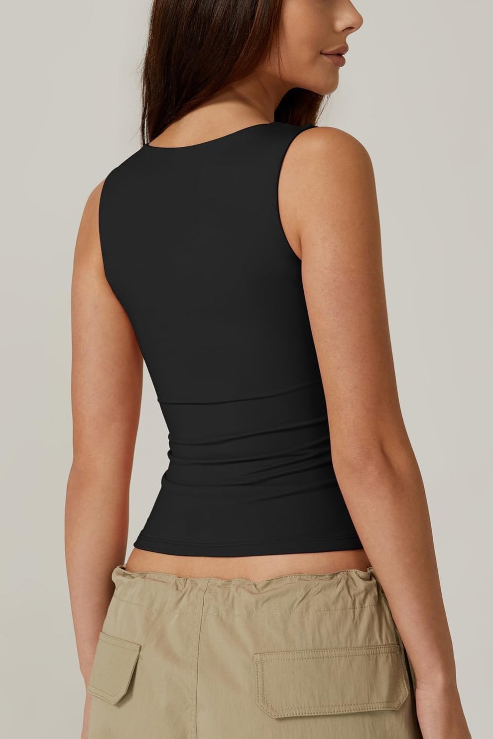 Square Fitted Tank Top