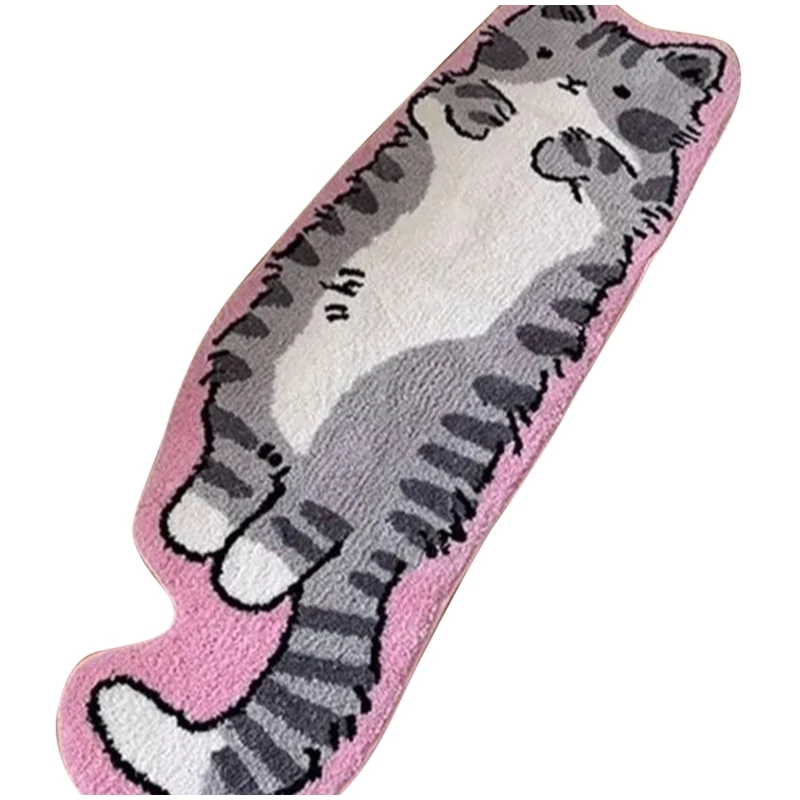 Soft Cartoon Cat Lover Tufted Rug