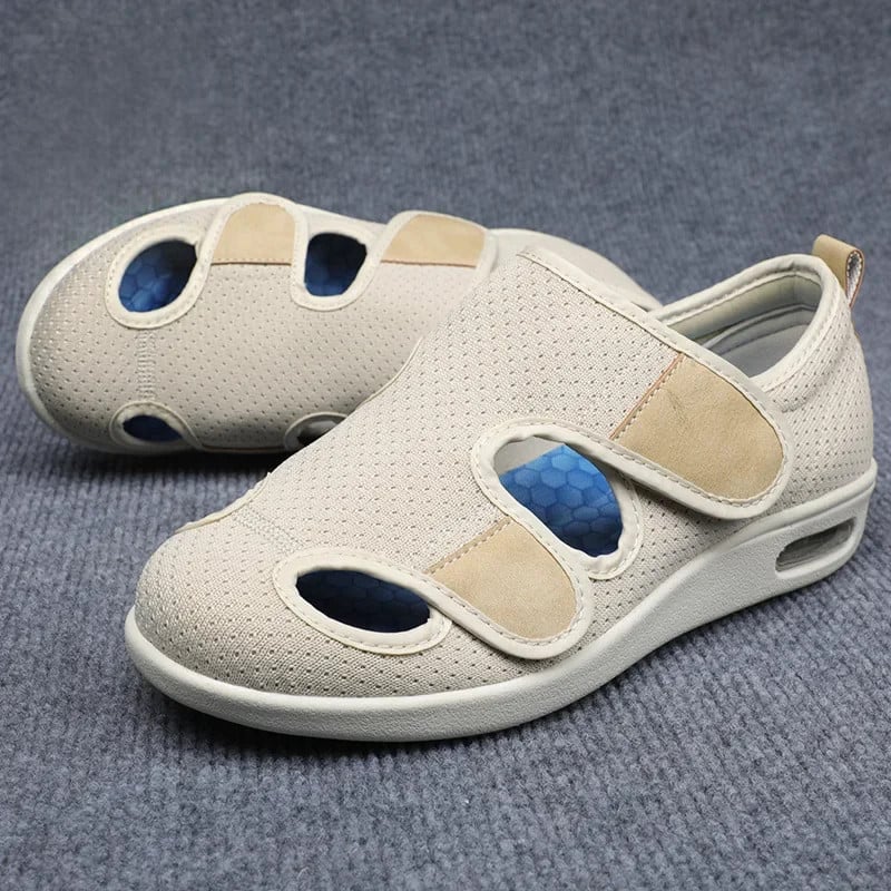 Nanccy Plus Size Wide Diabetic Shoes For Swollen Feet Width Shoes-wd017