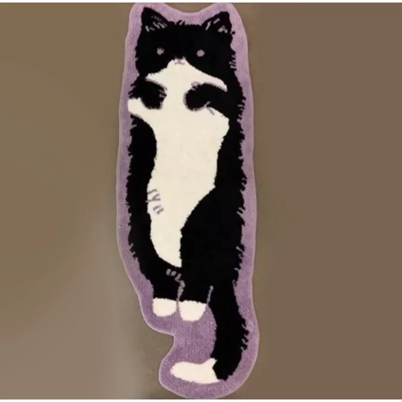 Soft Cartoon Cat Lover Tufted Rug