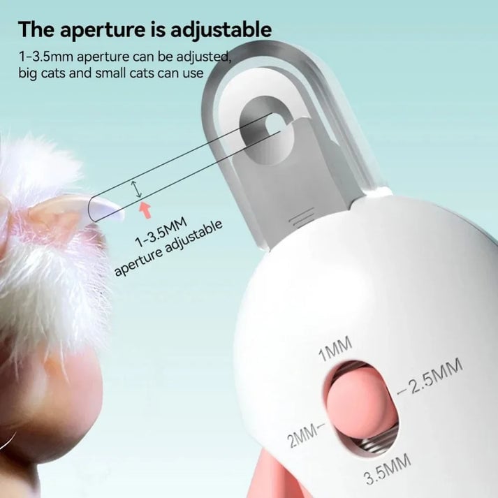 Pet Nail Clippers Safe With Adjustable Hole - Aflorest