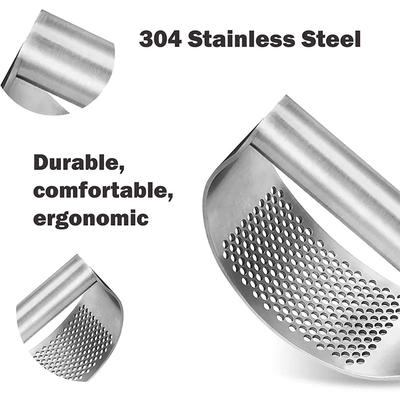 Stainless Steel Garlic Press Rocker