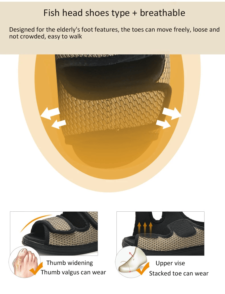 Nanccy Wide Diabetic Shoes For Swollen Feet - Nw6018