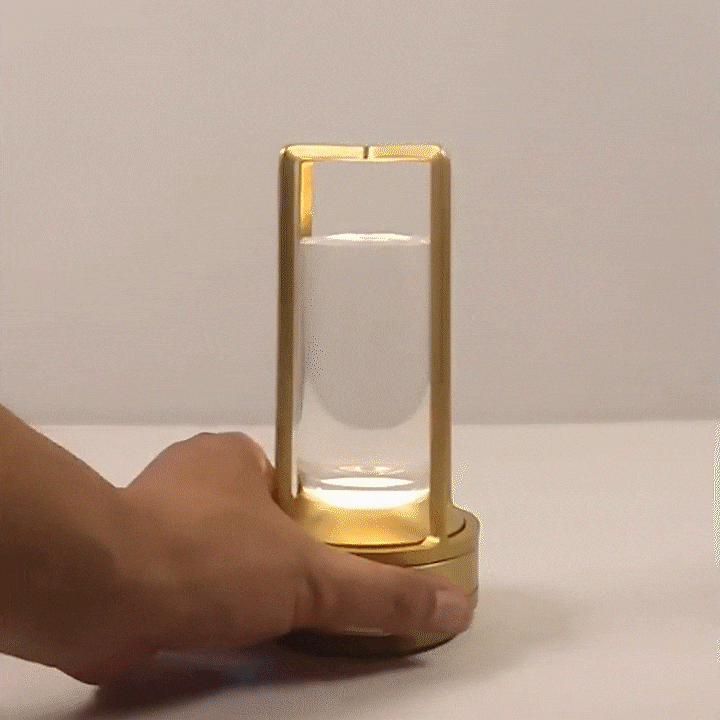 Ambient Lantern Cordless Crystal Table Lamp