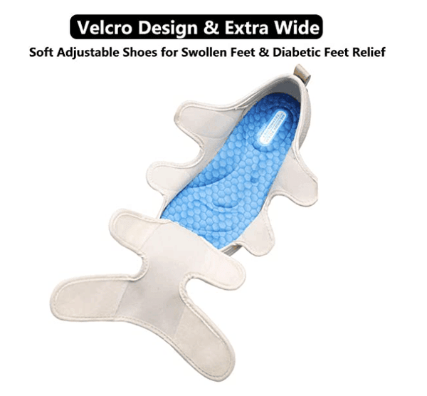 Nanccy Plus Size Wide Diabetic Shoes For Swollen Feet Width Shoes-wd017