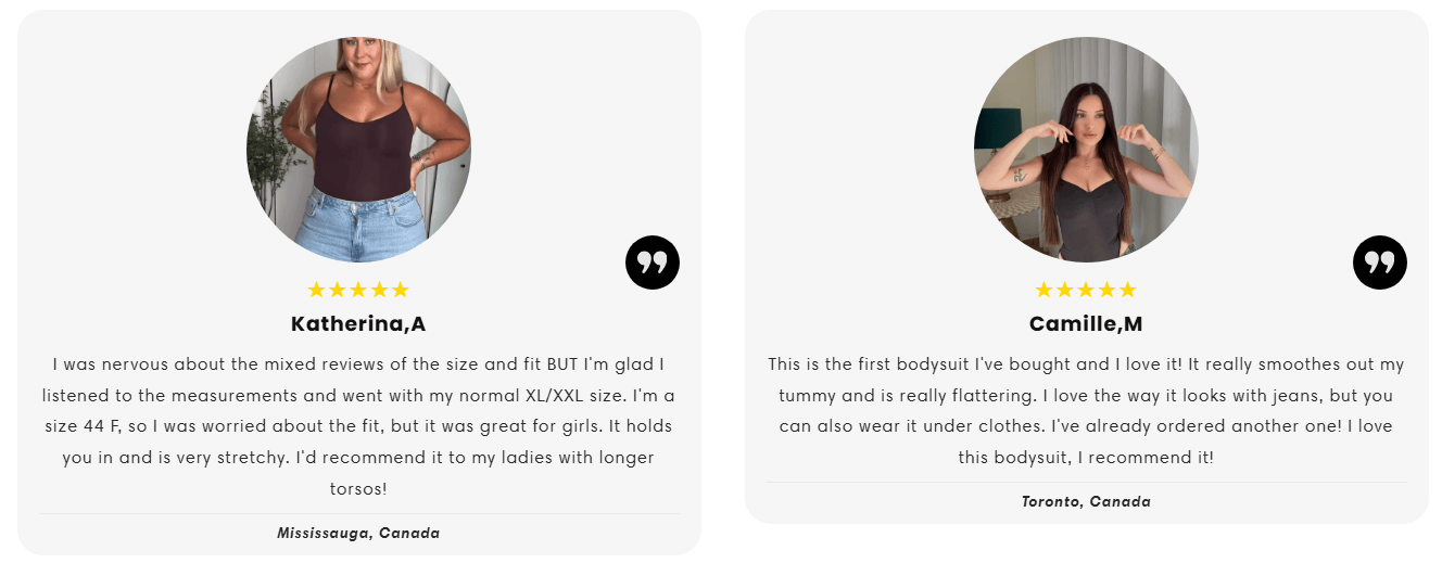 Bodysuit Thong - Comfort