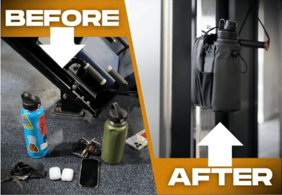 Magnetic Gym Bottle Bag