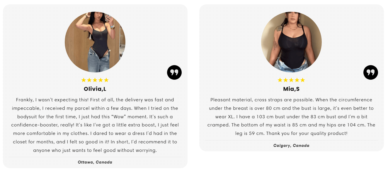 Bodysuit Thong - Comfort