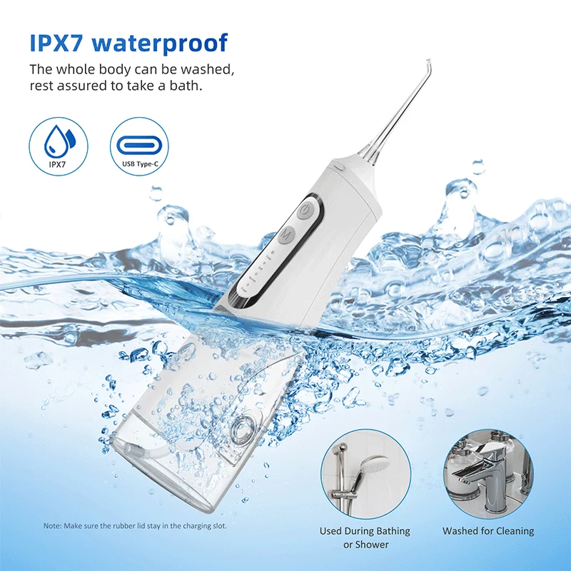 Premium Work Smart Water Flosser – 4-in-1 - Cordless, Rechargeable Dent