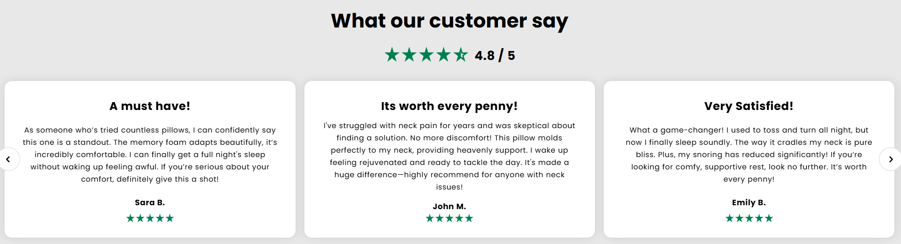 Comfort Nights Cervical Pillow