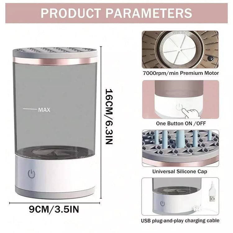 Cleanara™️ Silkspin - Makeup Brush Cleaner