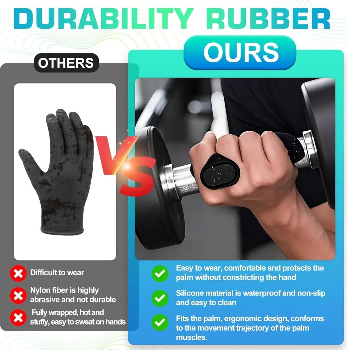 2pcs Weight Lifting Gloves