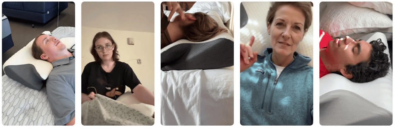 Butterfly Memory Foam Cervical Pillow – Neck & Shoulder Support - Comfy Sleepers