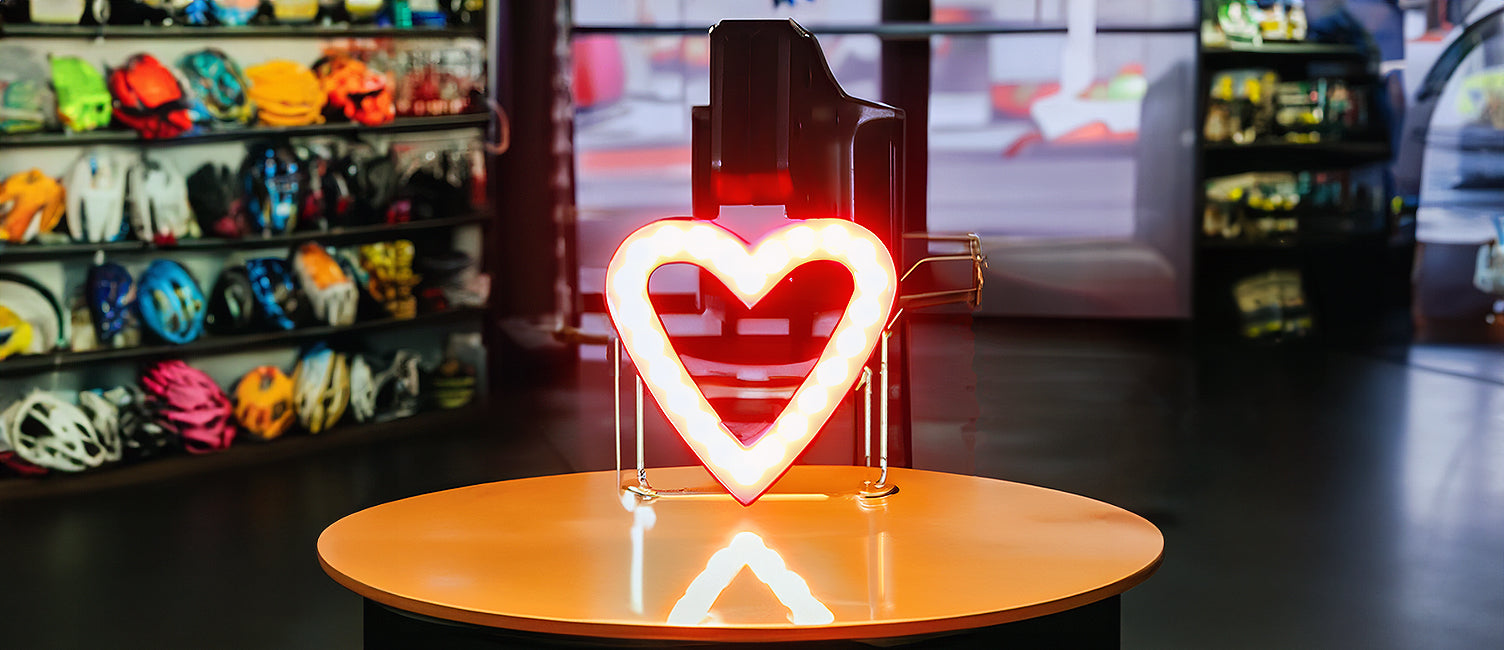 Heartglow Pro Heart-shaped Led Tail Light For Bikes | Waterproof & Rechargeable – Alpine Extreme