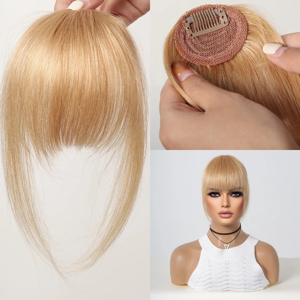 100% Human Hair Bangs - Silkara Hair