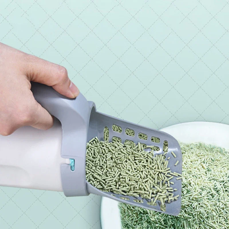 Litter Box With Integrated Scoop & Storage - Vibebay