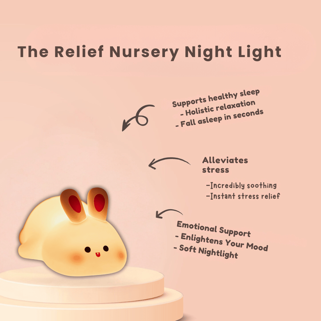 The Relief Nursery Night Light (Dreamy)™ - Ehtewellness - Warmmies