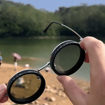Adjustable Tint Sunglasses With Built-in Nd Filter (Polarized)