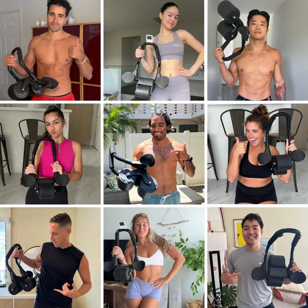 Ab Roller With Elbow Support - Velure Odelux