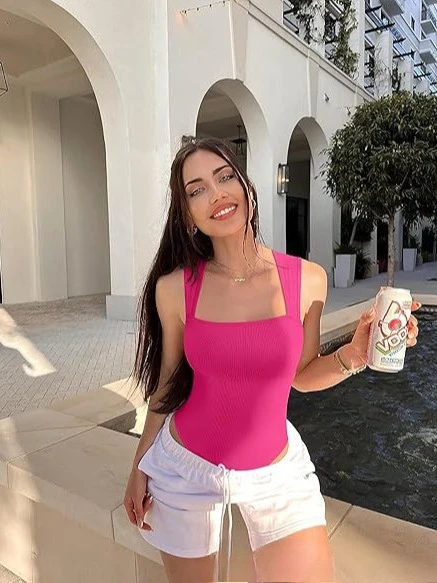 Snatched Square Neck Shapewear Bodysuit