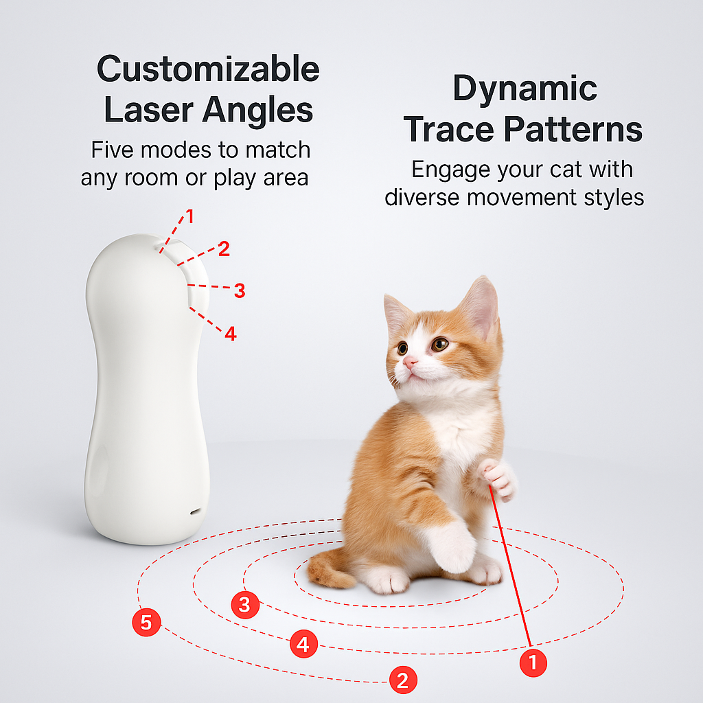 Automatic Laser Cat Toy - Animal Gadget - Animal Gadget