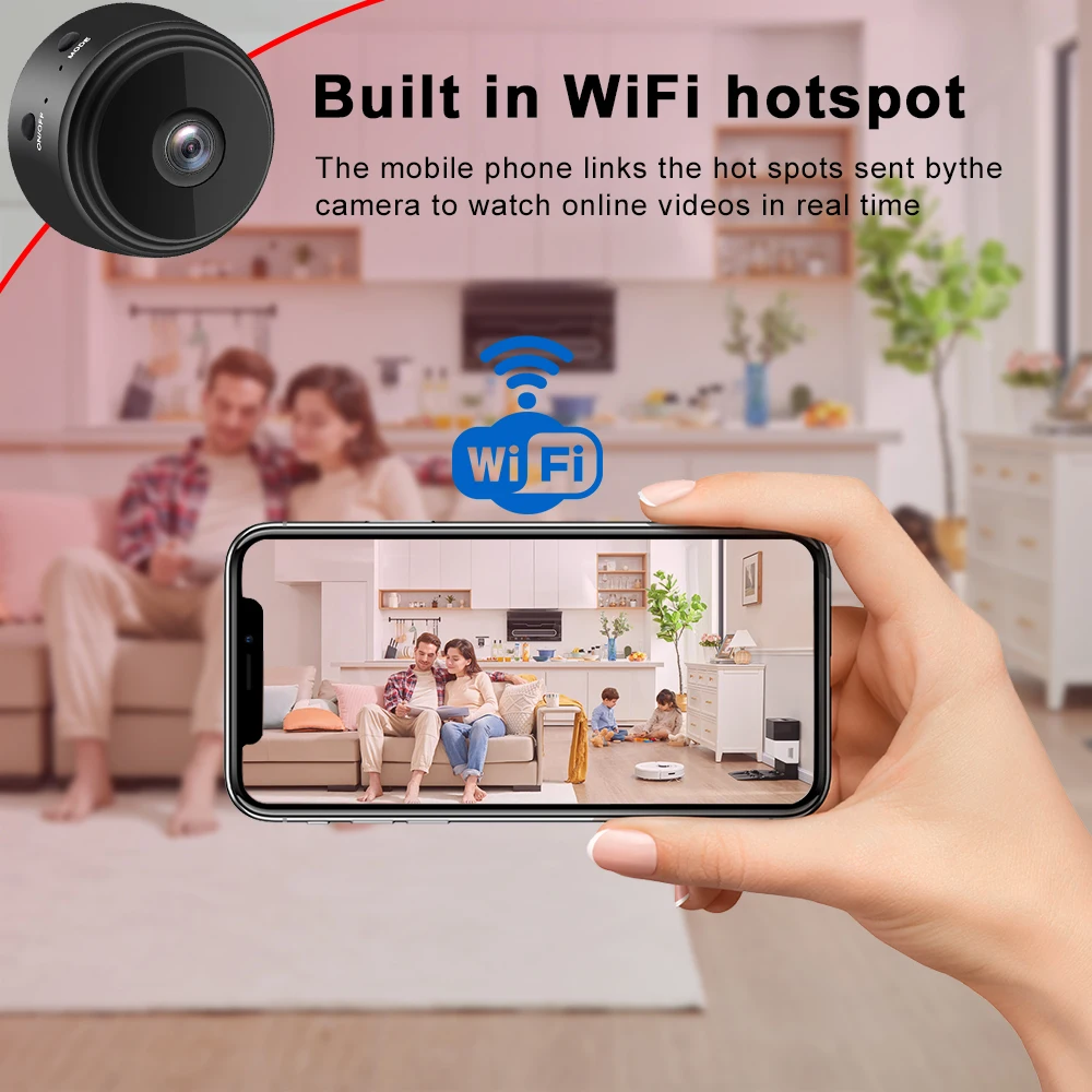 A11 Wifi Wireless Mini Camera 1080p Hd Security Remote Monitor Camcorders Video Surveillance Night Version Smart Home 2024 New - Ultimate Packs