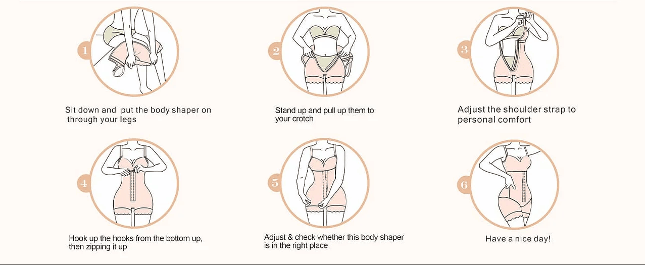 Fajas Colombianas Shapewear For Women Tummy Control Full Shapewear Butt Lifter With Zipper Crotch - Ibeautydo