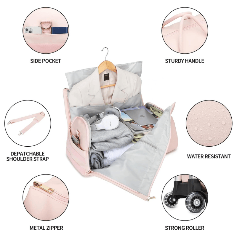 Travelsmart™ - The Roomiest Carry-on Bag (With Wheels) - Emmafy