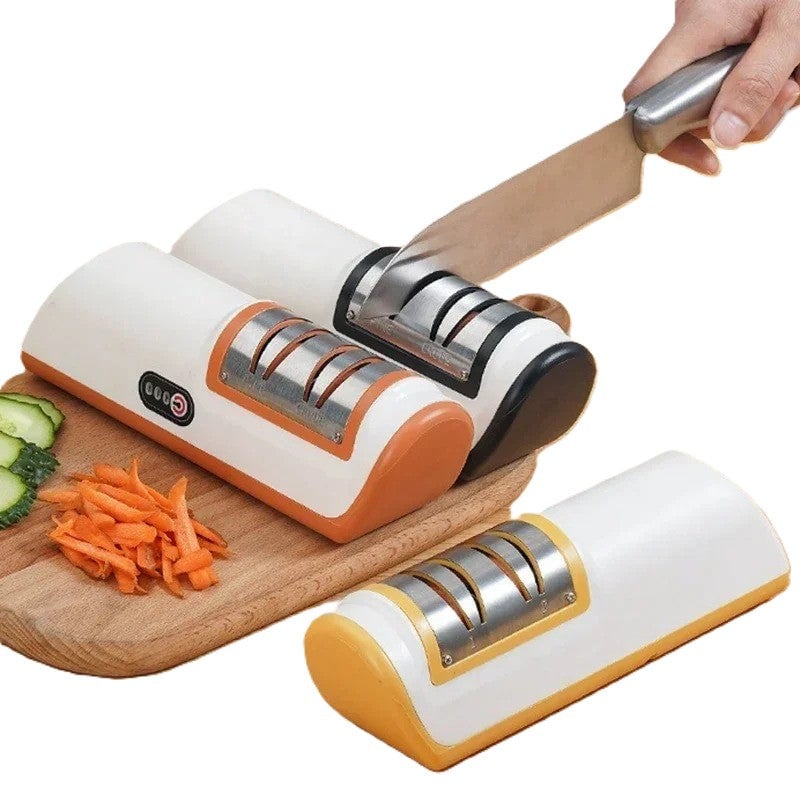 Electric Kitchen Knife Sharpener – Sharp Edges In Seconds - Mud 10