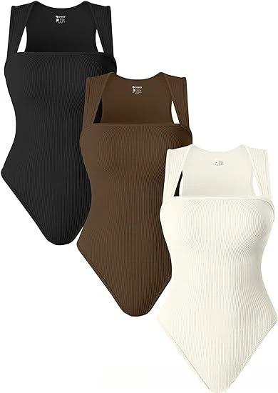 Snatched Square Neck Shapewear Bodysuit