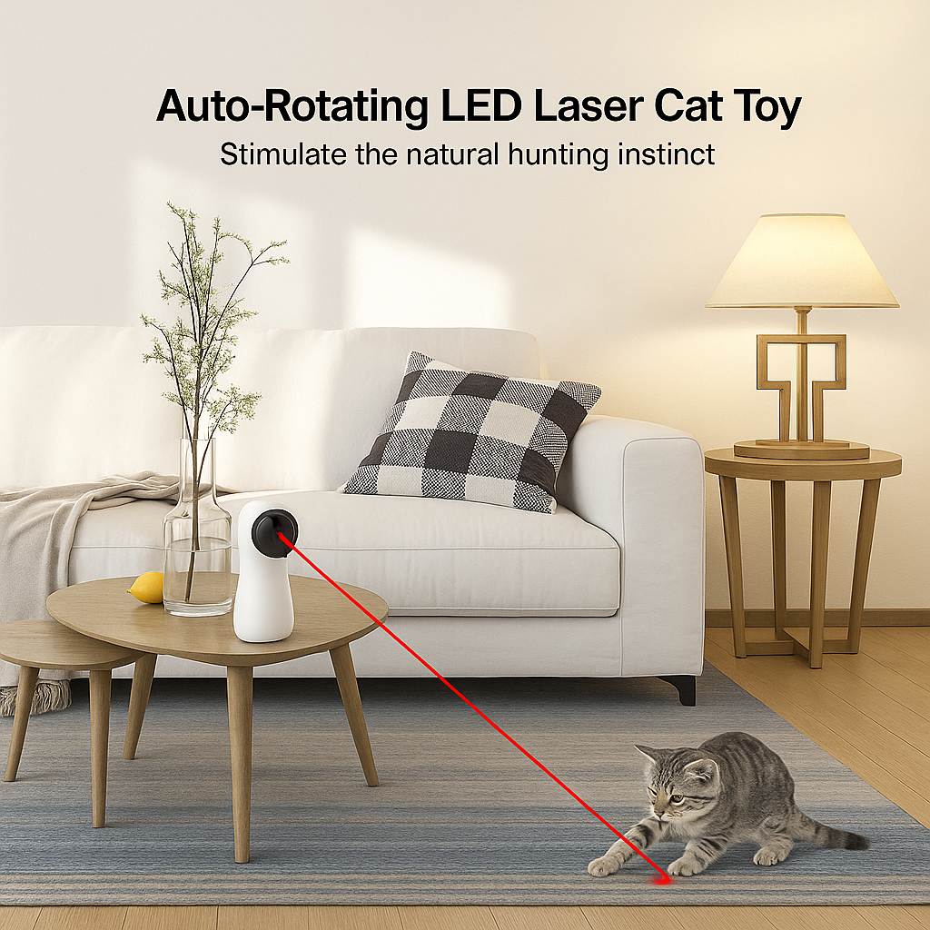 Automatic Laser Cat Toy - Animal Gadget - Animal Gadget