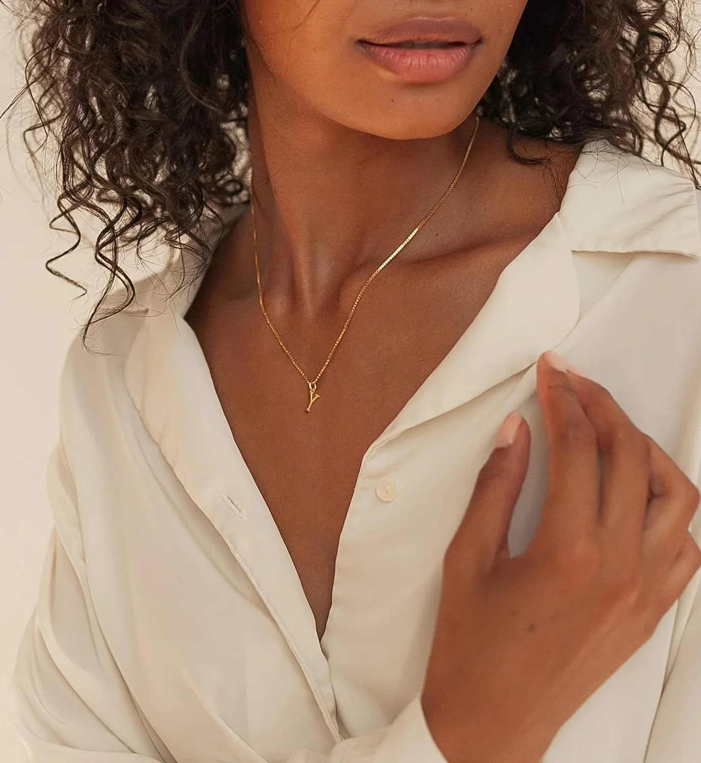 Timeless Initial Necklace - Helena