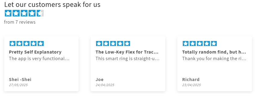 Statement Ring With Built-in Biohealth Meter - Air Guard