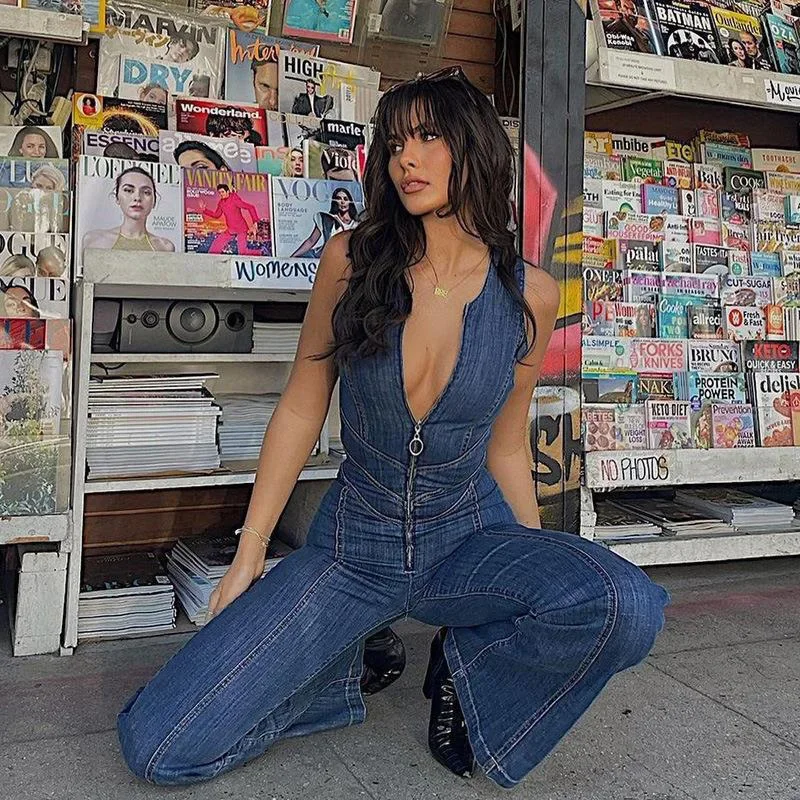 Heartthrob Denim Jumpsuit