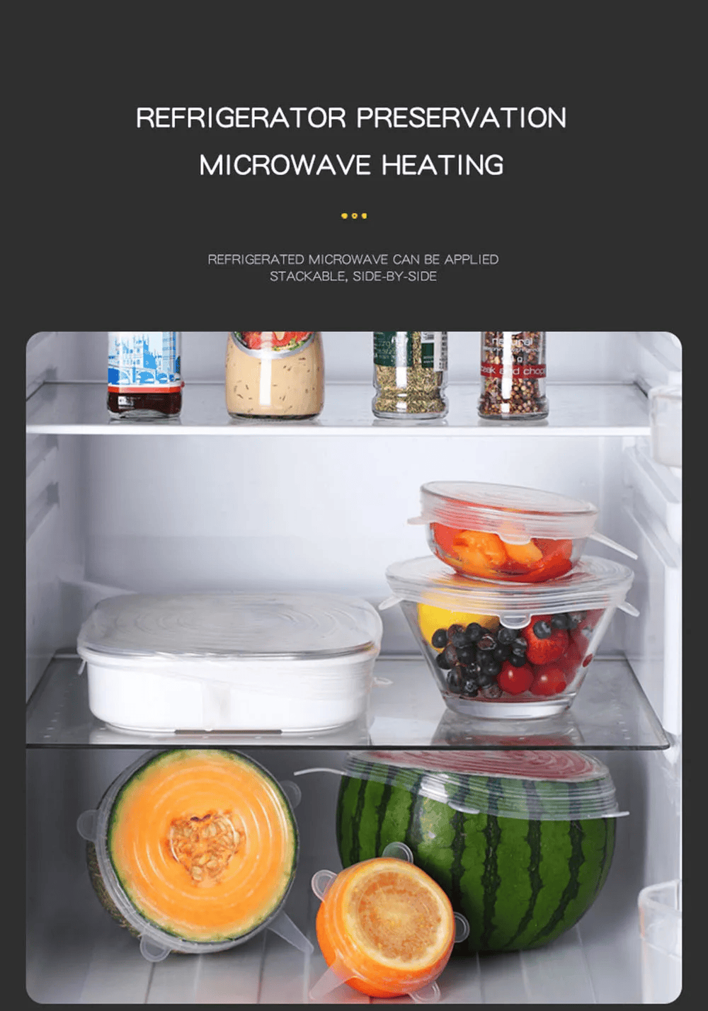 Silicone Stretch Lid