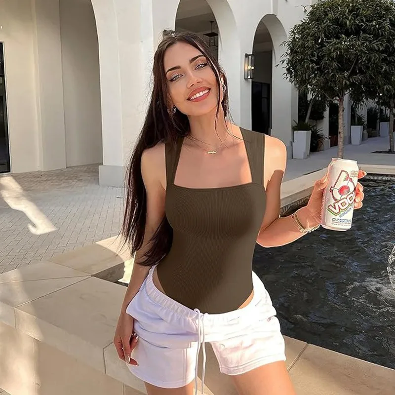 Snatched Square Neck Shapewear Bodysuit