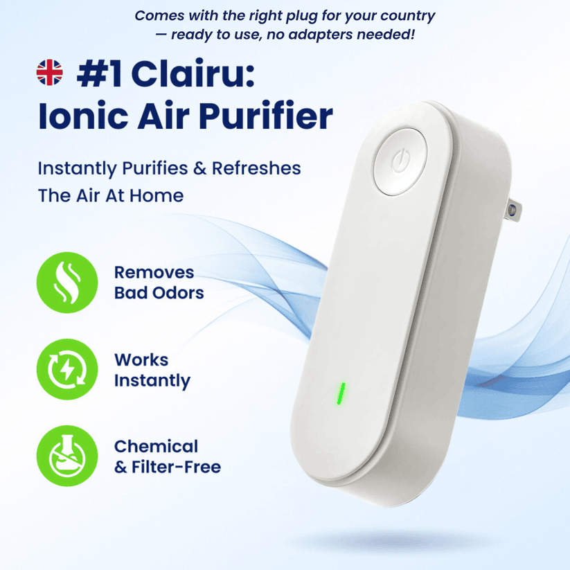 Clairu Air Purifier - Forget Dust, Allergens, & Bad Smells With Clairu