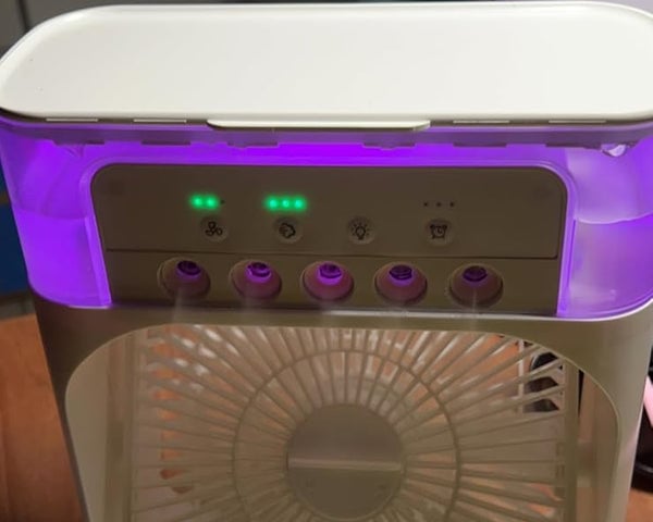 Lung Aid® Breathemist Coolflow: Ultra-fine Hydrating Air Fan For Respiratory Comfort – Breathe Freely