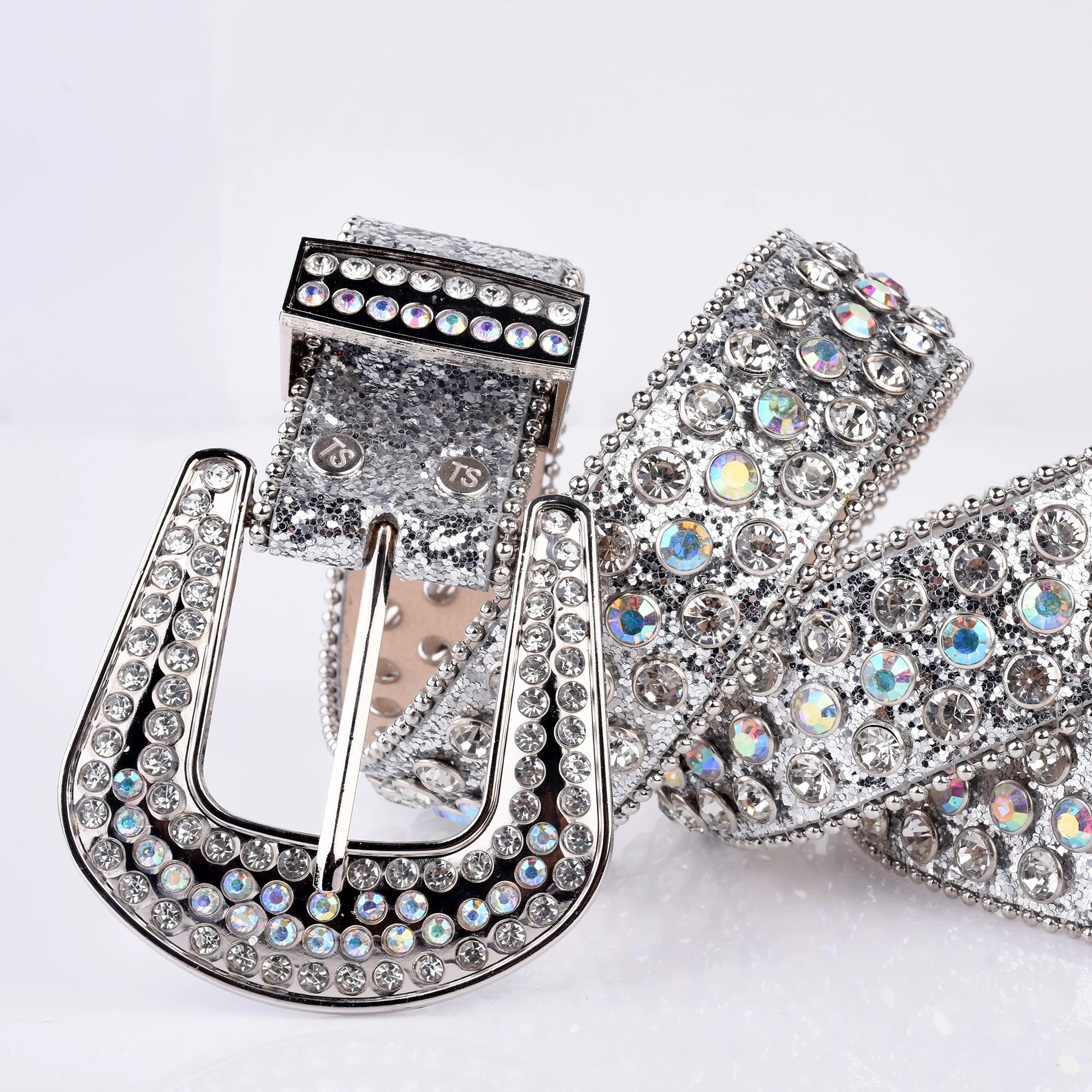 Silver Strap With Silver Studs