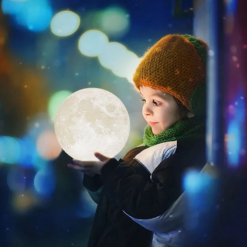 Usb Rechargeable Moon Lamp - Nature Nurture