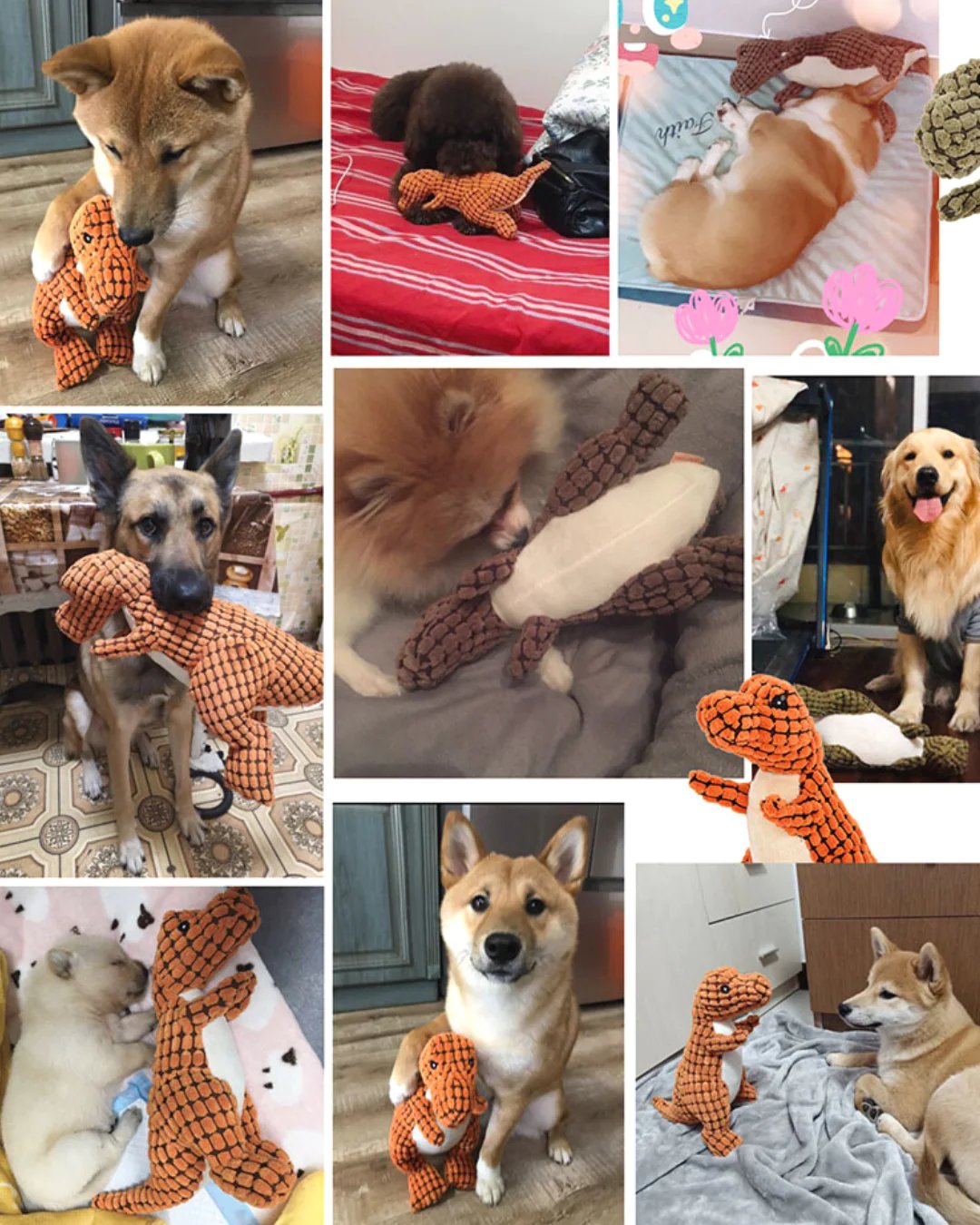 Indestructible Robust Dino - Dog Toy 2.0 Upgrade Version Sale Ends In 3 Hours / Buy 1 Get 1 Free Today Only