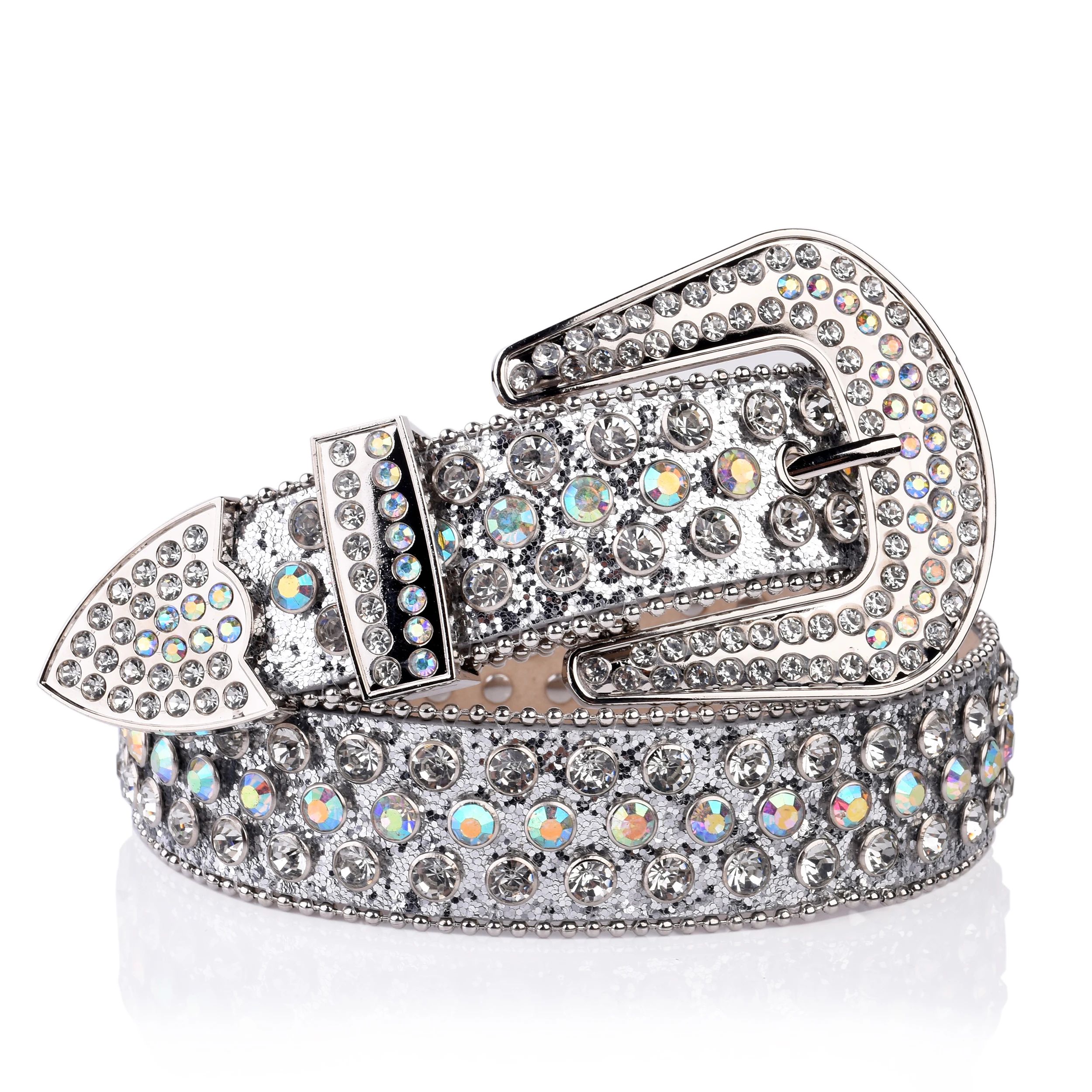 Silver Strap With Silver Studs