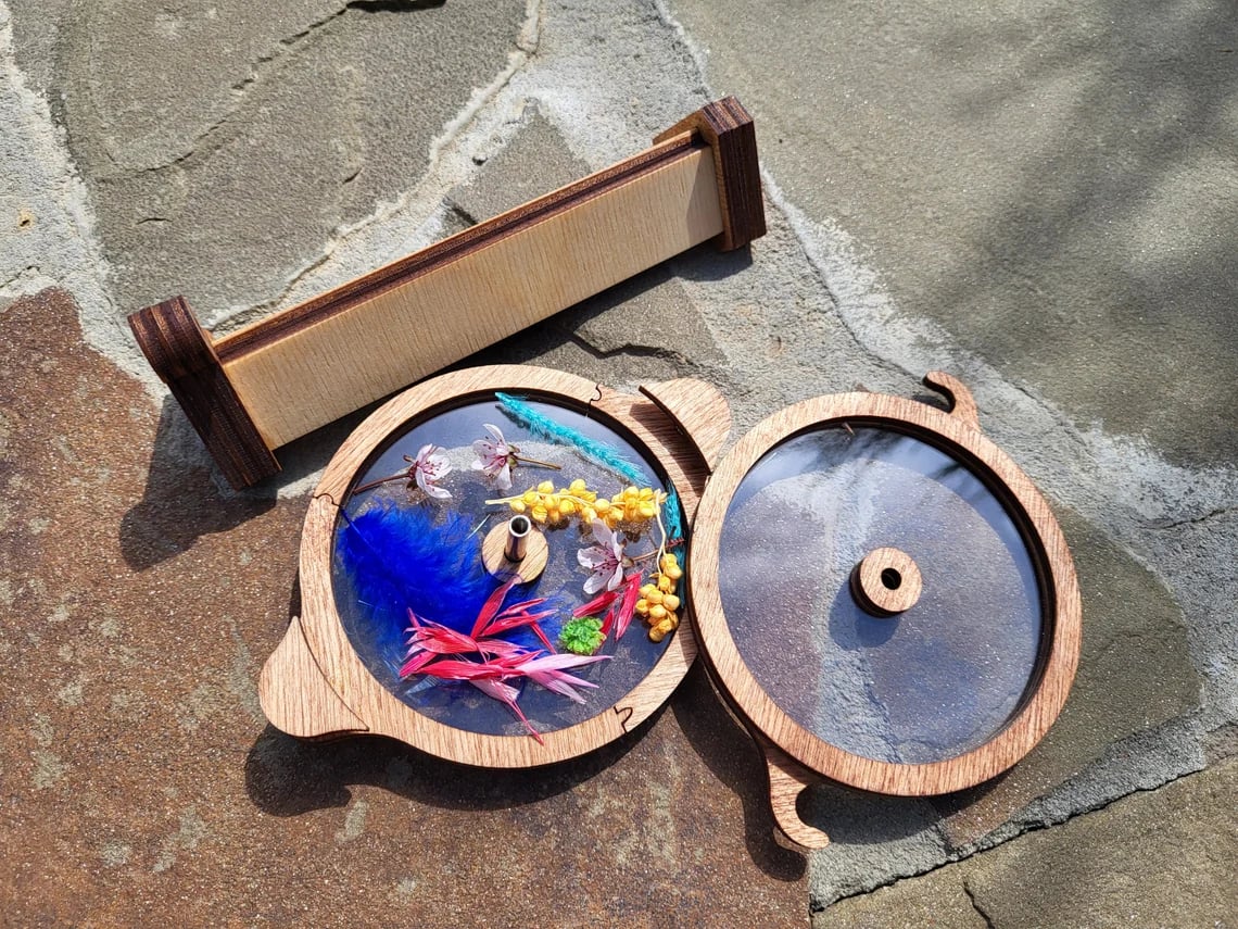 🔥The Best Gift——natural Wood Kaleidoscope