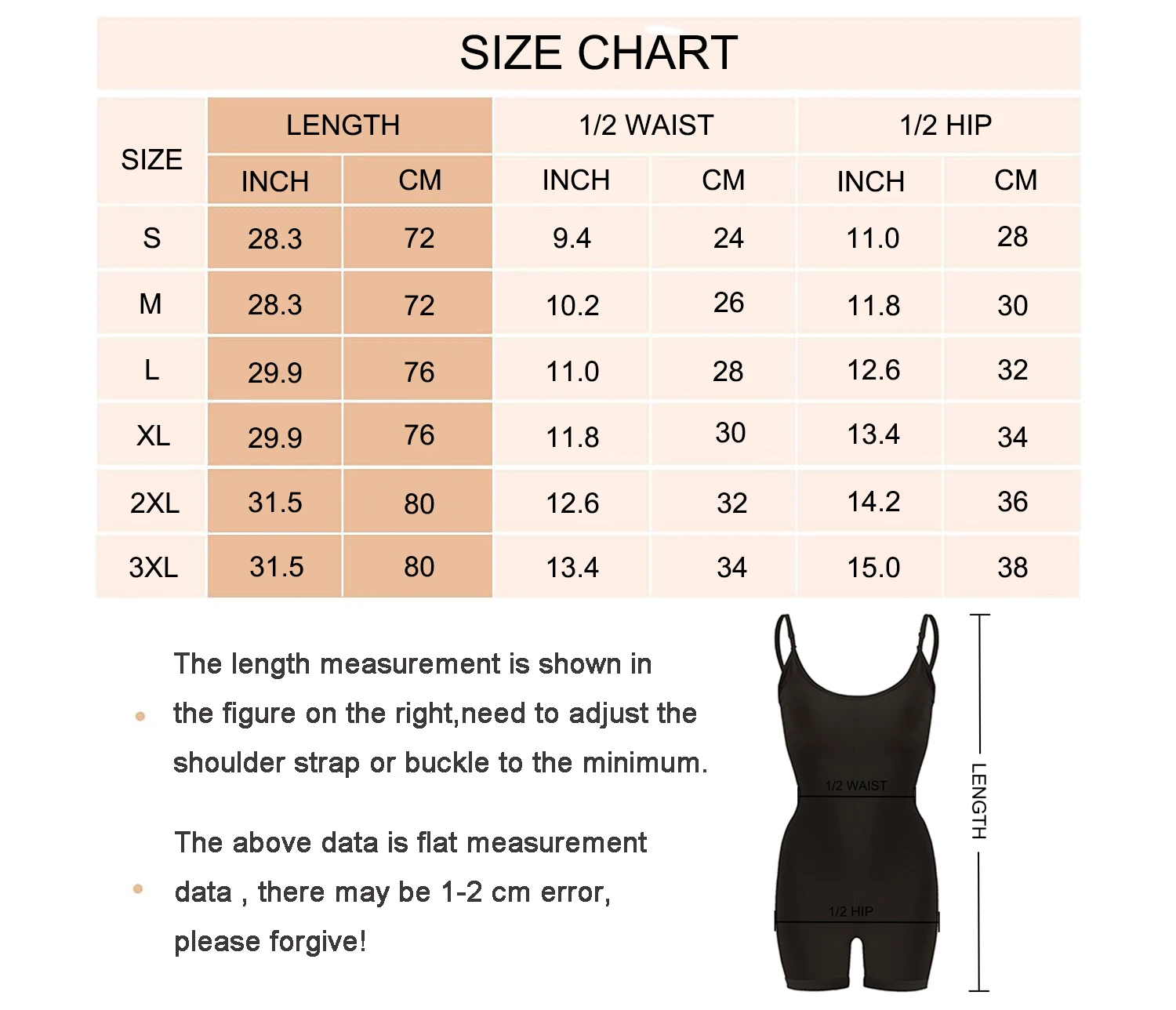Seamless Shapewear Bodysuit