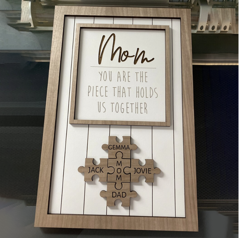 Wondeful Personalized Wooden Puzzle Sign