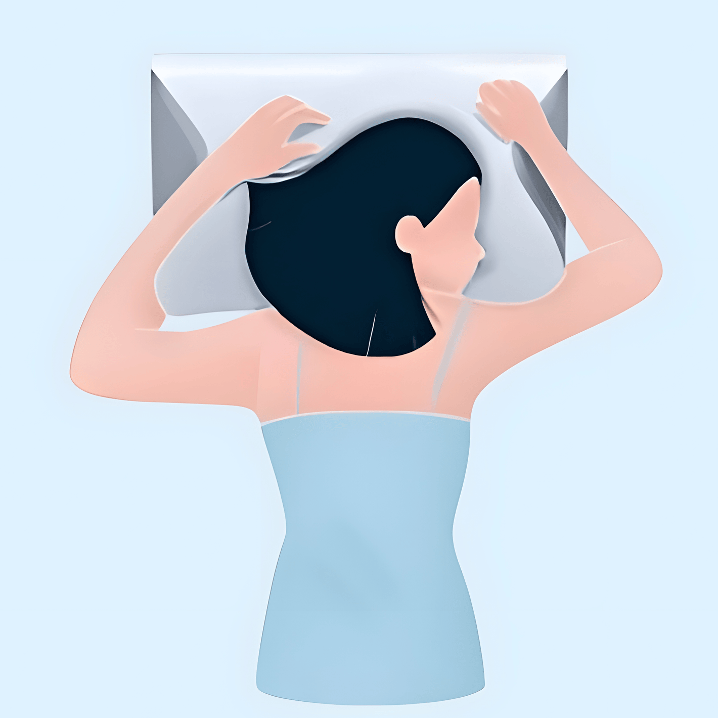 Memory Foam Ergonomic Pillow