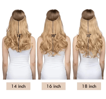 Silkara™ Halo Hair Extensions (Wavy-no Clip) - Silkara Hair