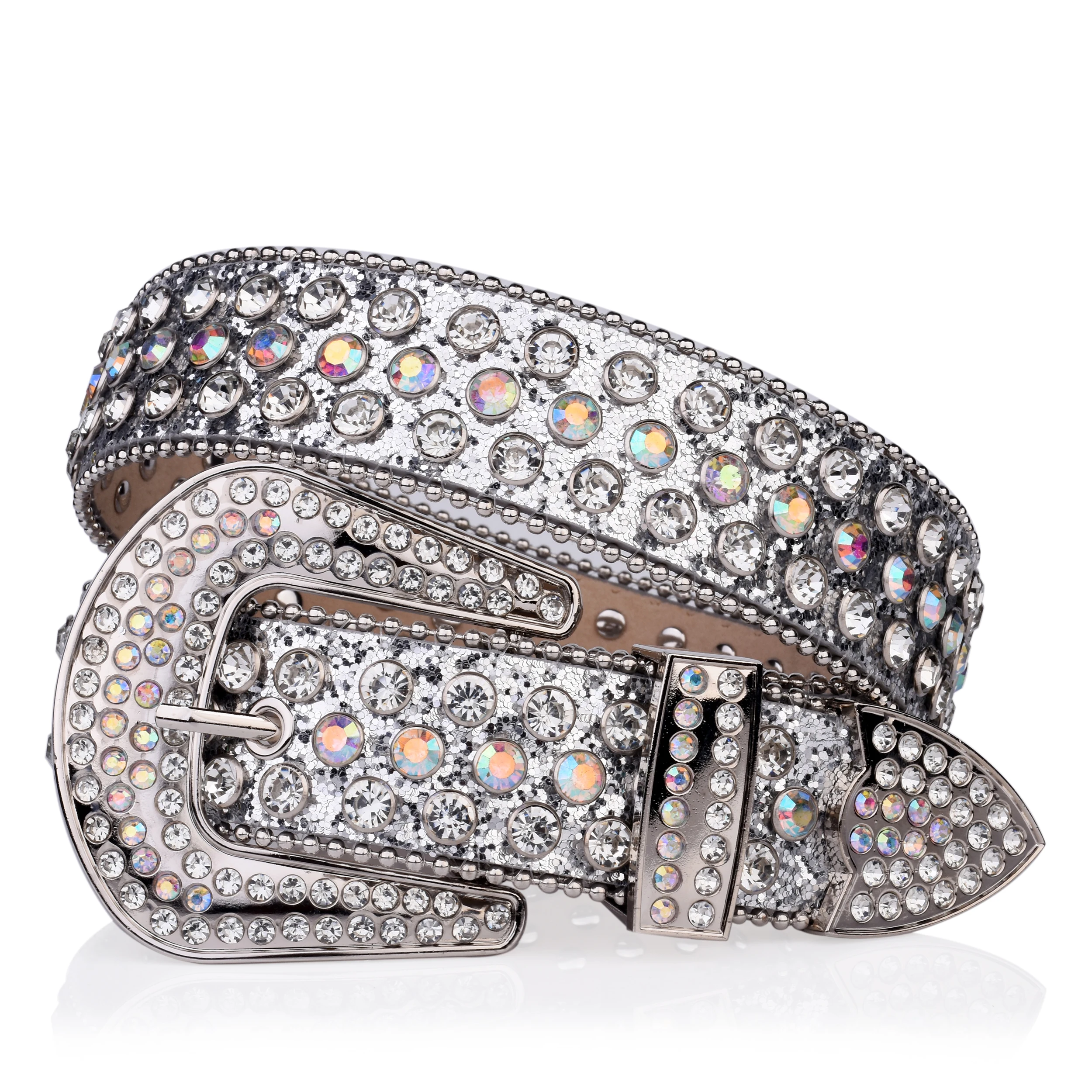 Silver Strap With Silver Studs